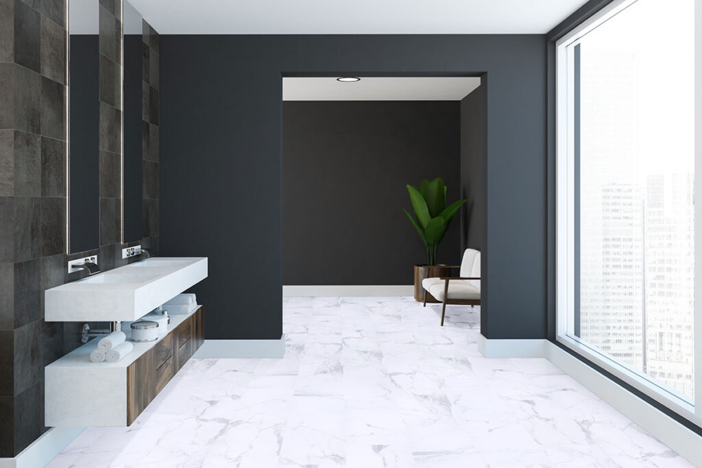 Trecento Calacatta Luxury Vinyl Tile